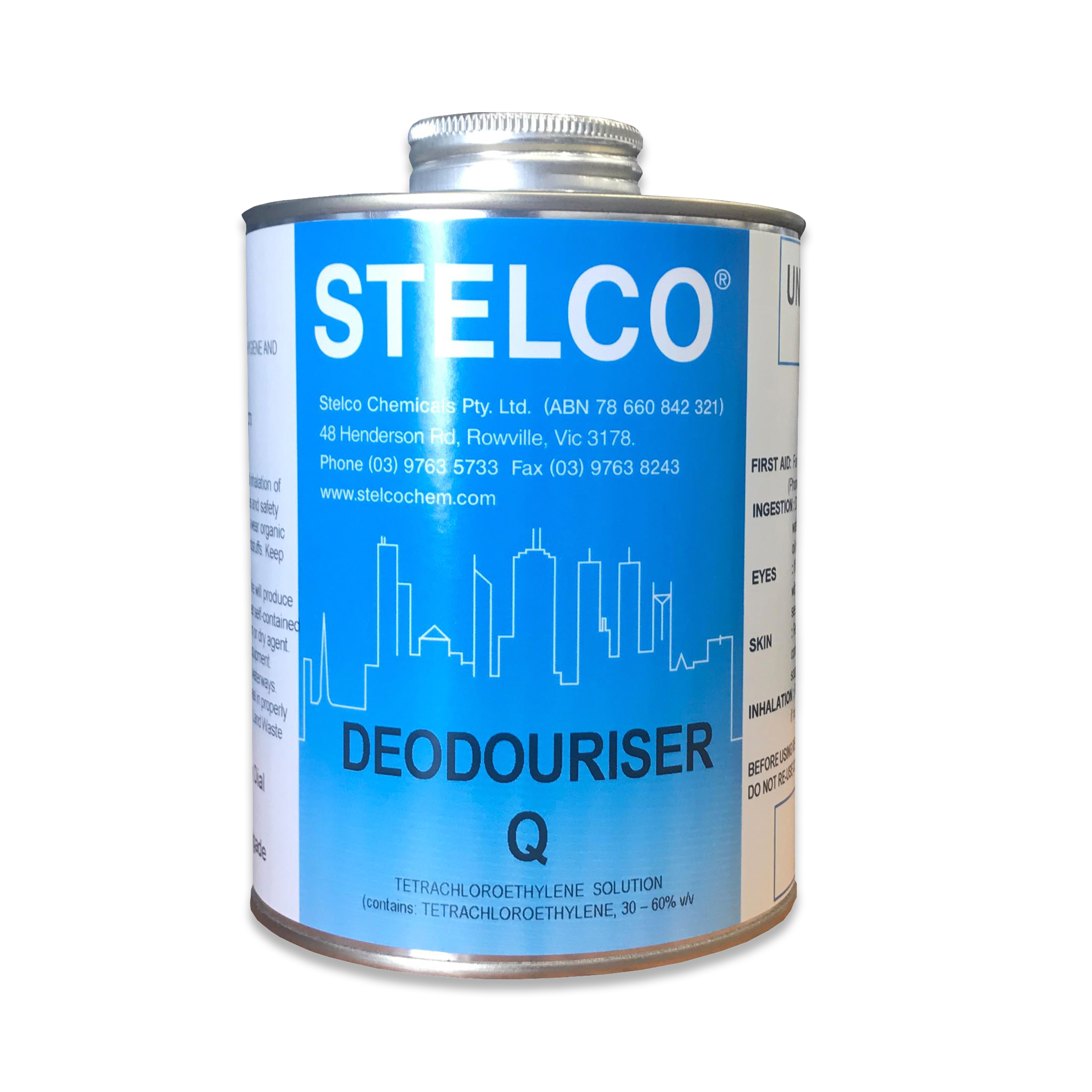 Deodouriser Q | Solvents Conditioning | Dry Cleaning | Stelco Chemicals International