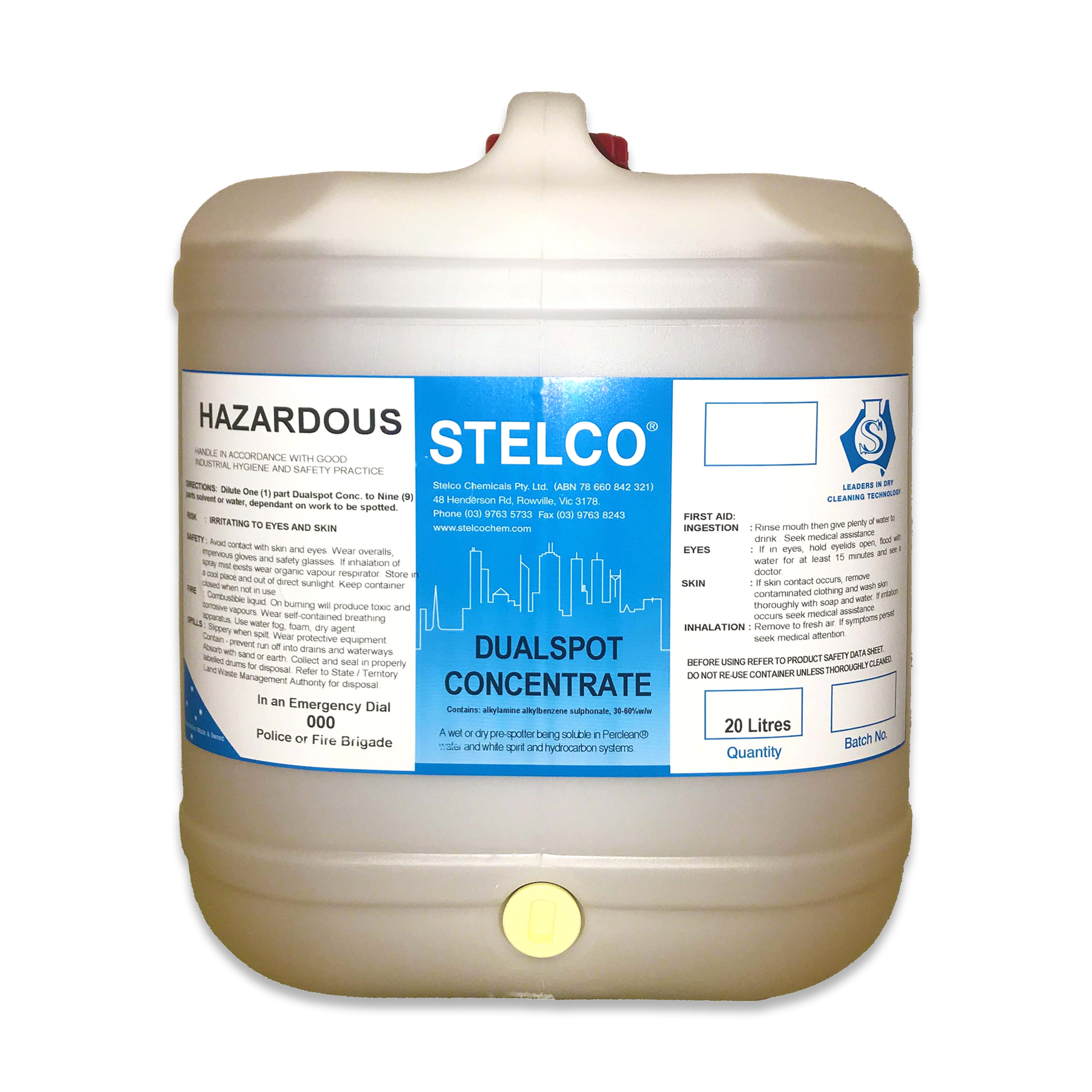 DualSpot Concentrate |  Pre-spotting Agents  | Stelco Chemicals International