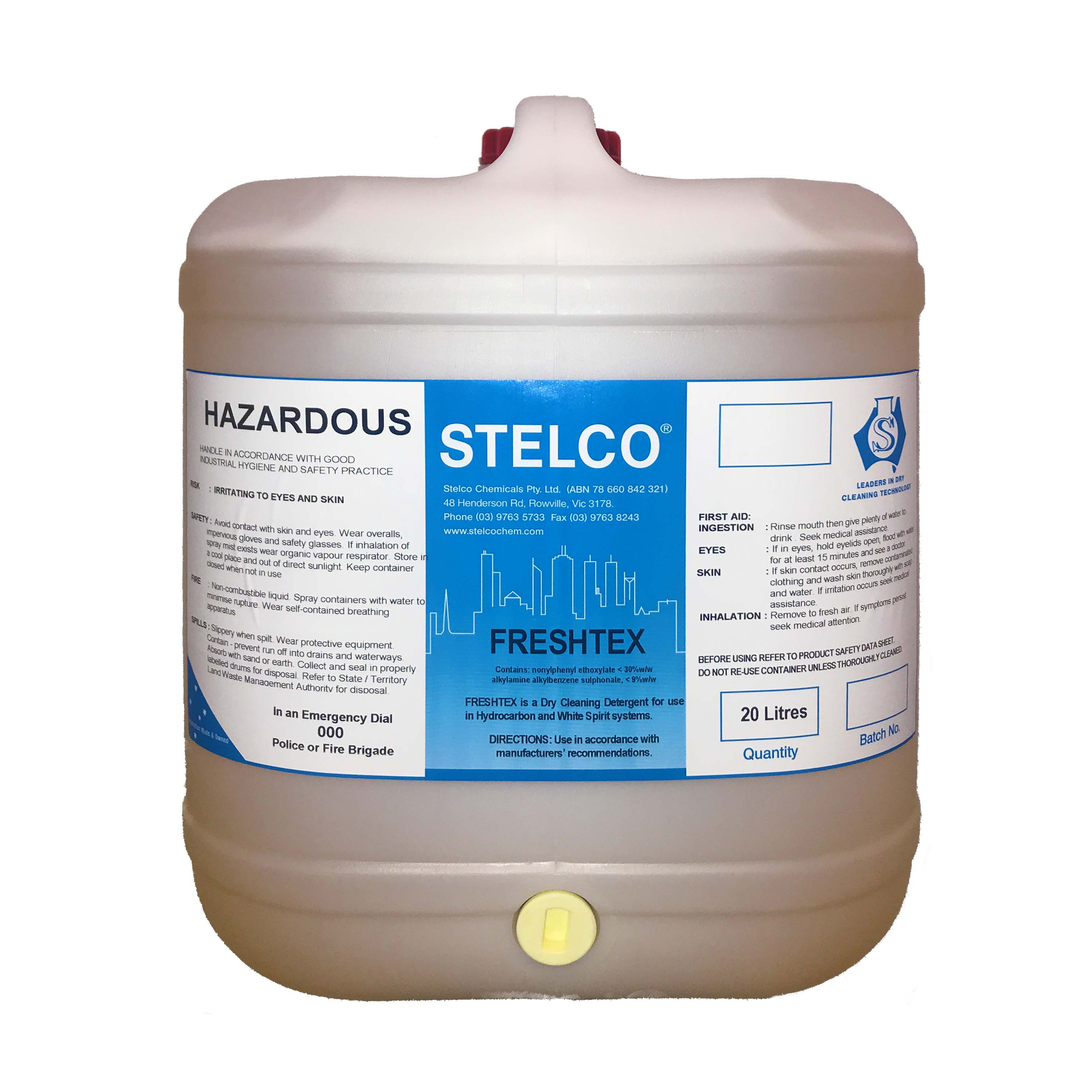 Freshtex | Detergents for Hydrocarbon Solvents | Stelco Chemicals International