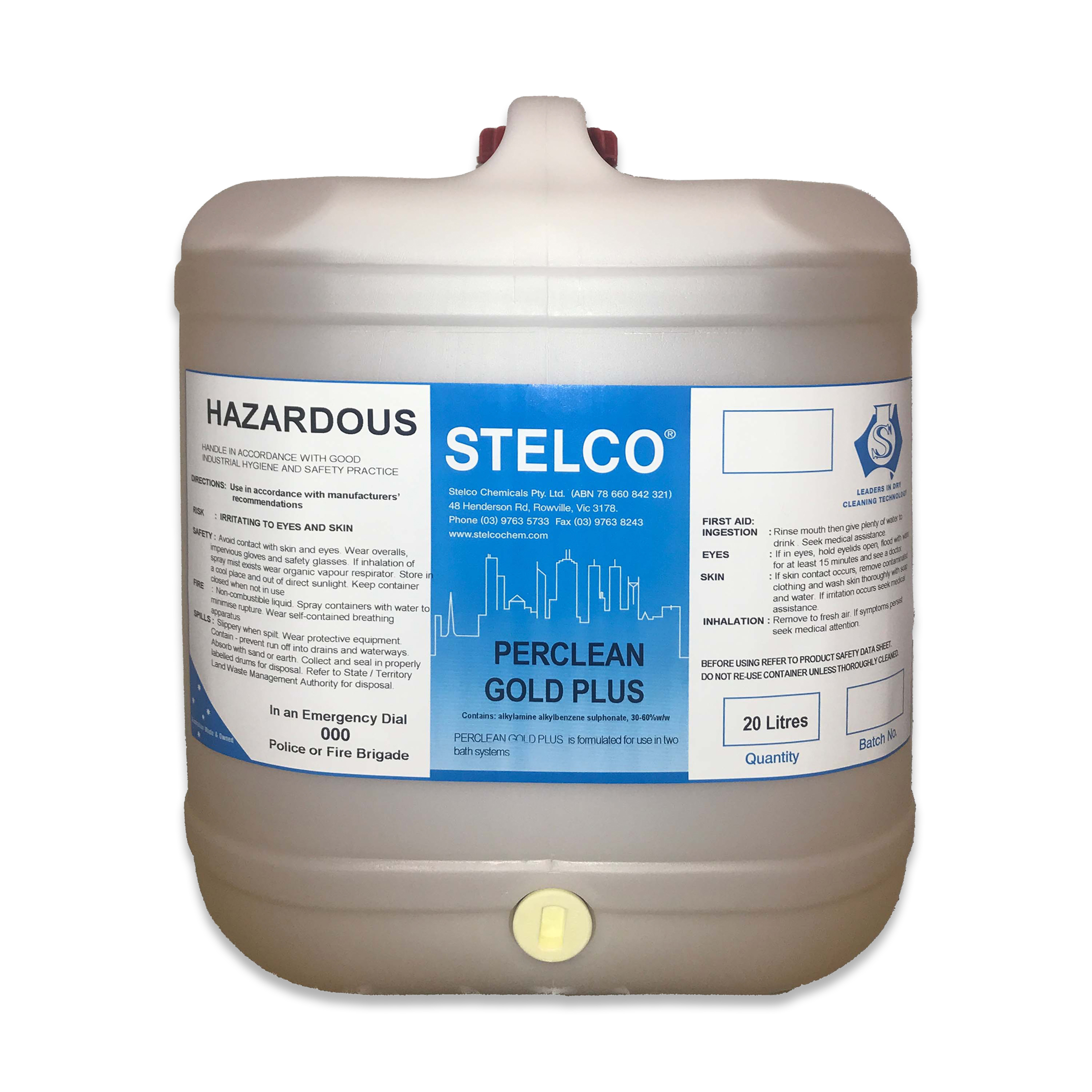 Perclean® Gold Plus | Detergents for Perclean® Solvents | Stelco Chemicals International