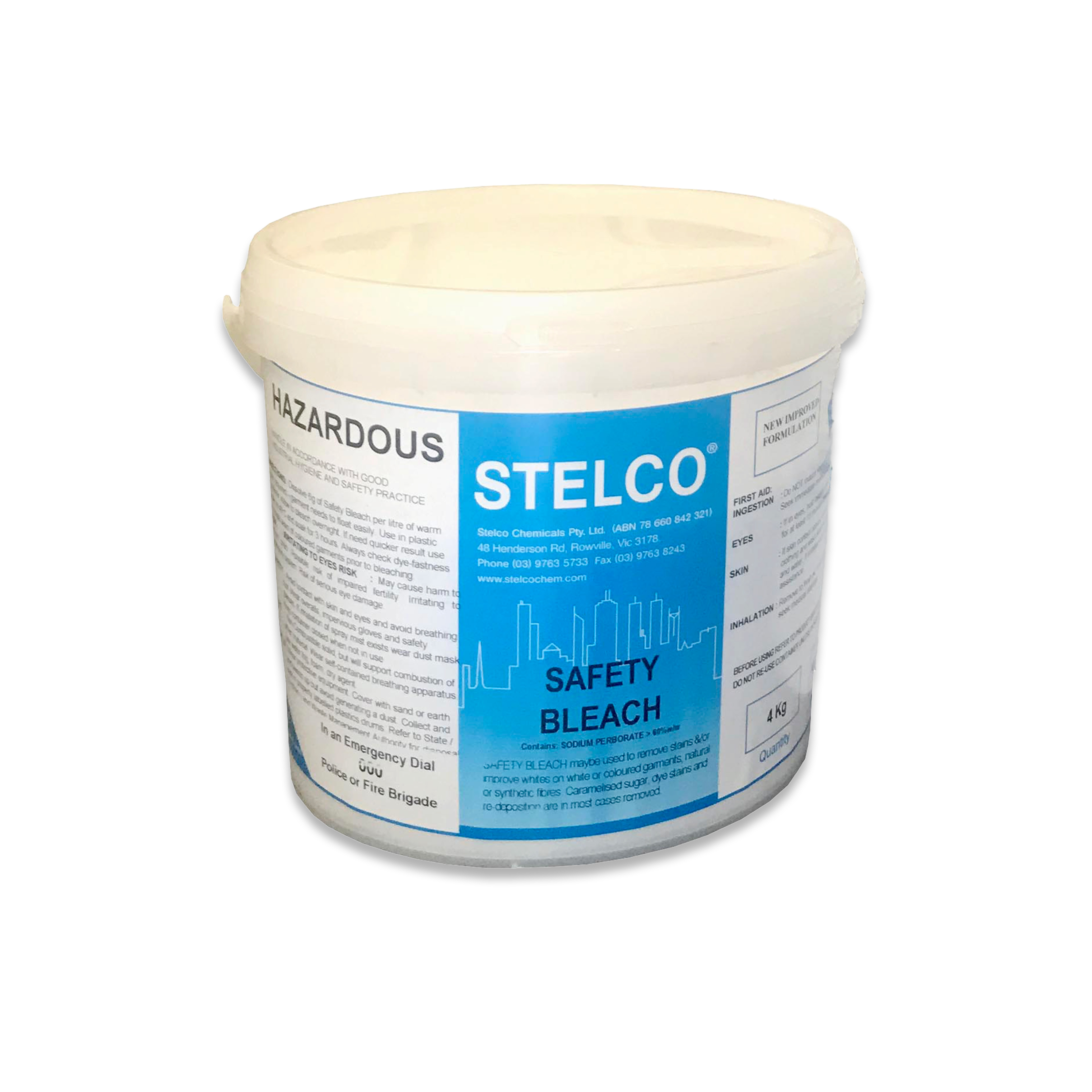 Safety Bleach | Stelco Chemicals International